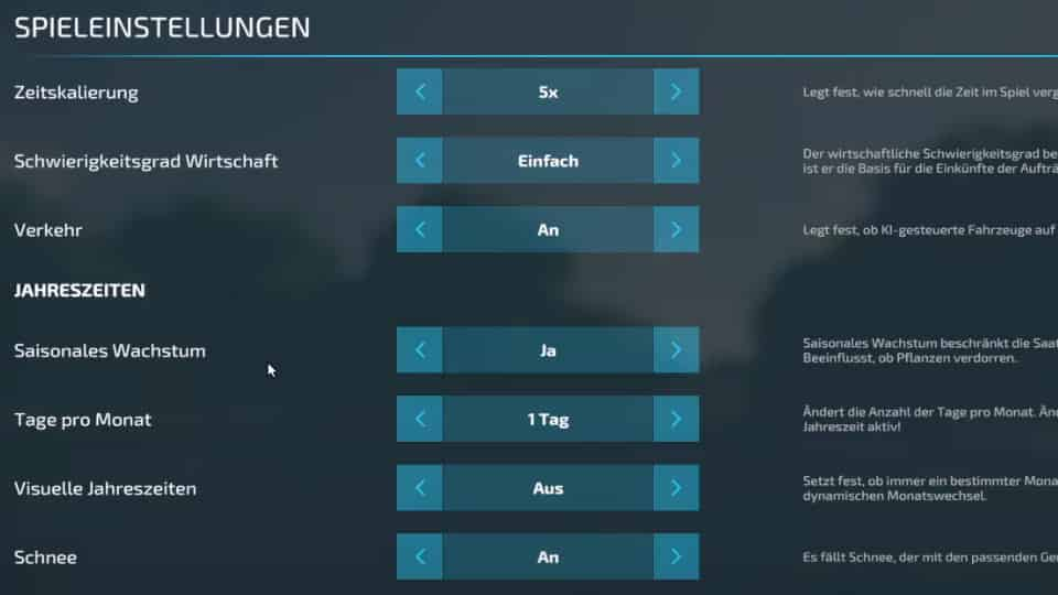 LS22 Tutorial Jahreszeiten vorher